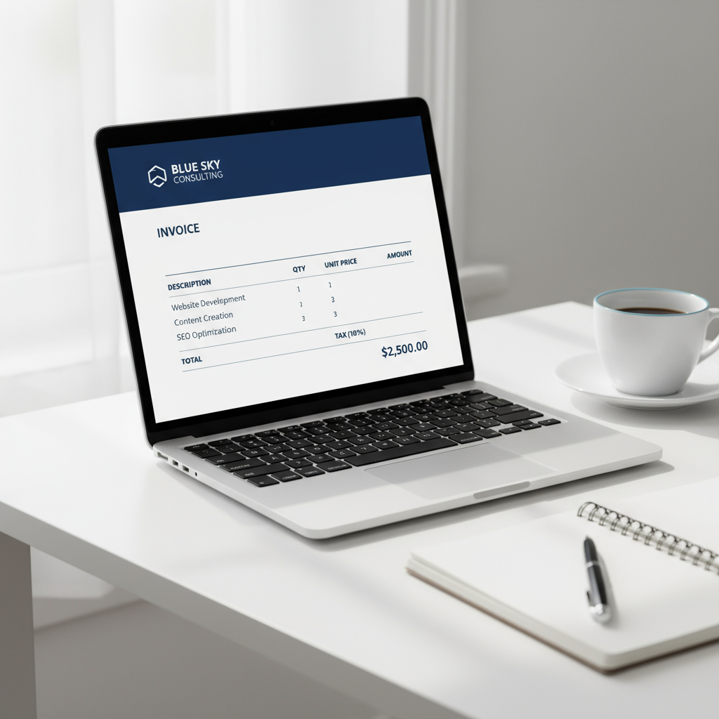 Professional Invoice Template Pro