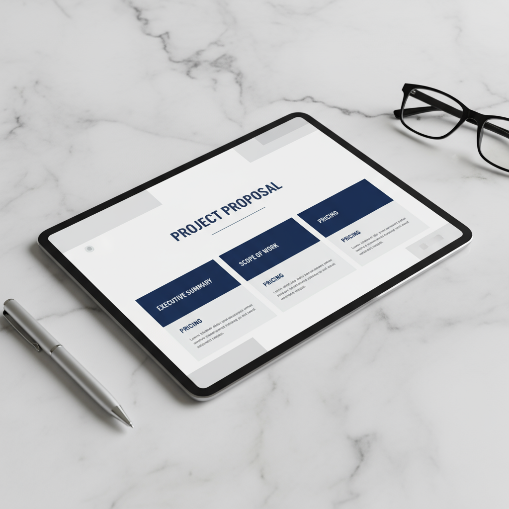 Project Proposal Template Pro