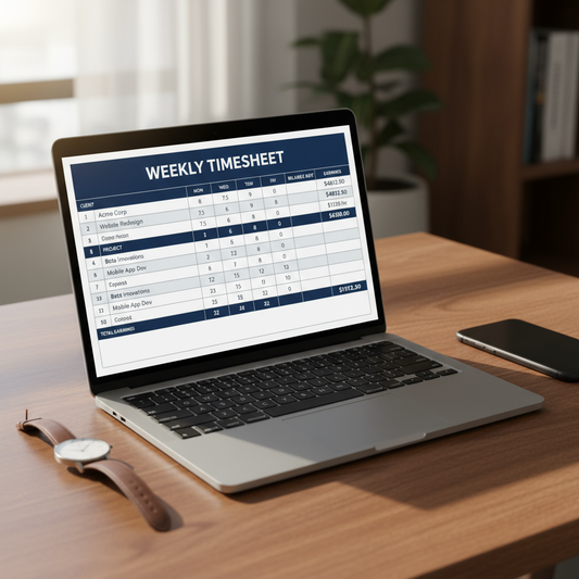 Time Tracking Sheet Pro