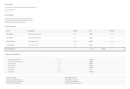 Project Proposal Template Pro
